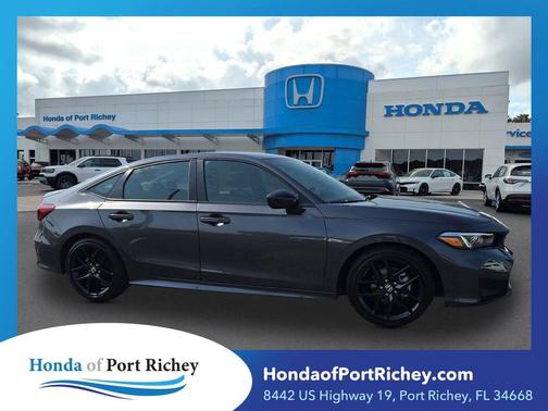 Meteorite Gray Metallic 2025 Honda Civic Sport