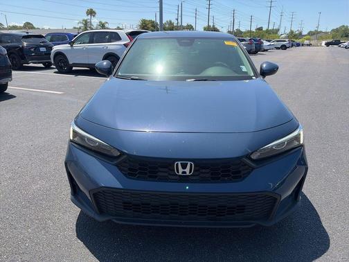 Platinum White Pearl 2025 Honda Civic LX