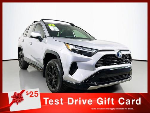Silver Sky Metallic 2024 Toyota RAV4 Hybrid SE