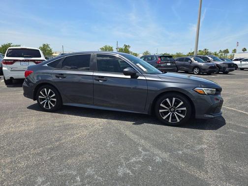 Grey 2023 Honda Civic EX