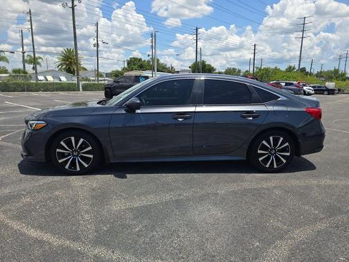 Grey 2023 Honda Civic EX