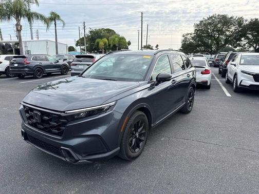Meteorite Gray Metallic 2025 Honda CR-V Hybrid Sport FWD