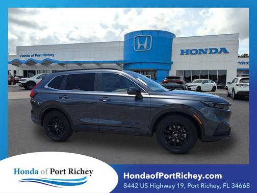 Meteorite Gray Metallic 2025 Honda CR-V Hybrid Sport FWD