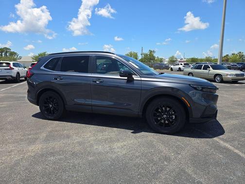 Meteorite Gray Metallic 2025 Honda CR-V Hybrid Sport FWD