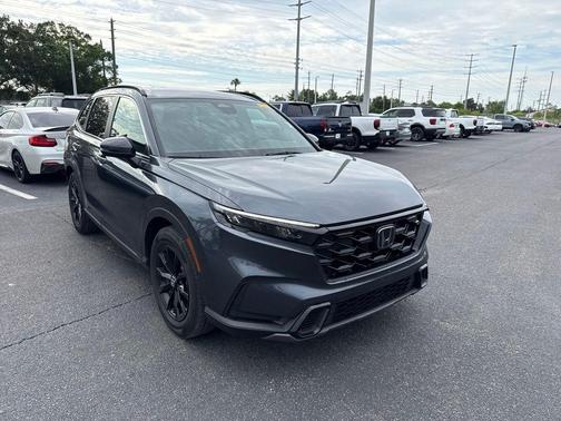 Meteorite Gray Metallic 2025 Honda CR-V Hybrid Sport FWD