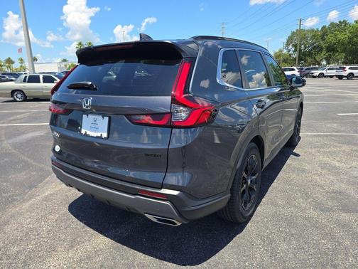 Meteorite Gray Metallic 2025 Honda CR-V Hybrid Sport FWD