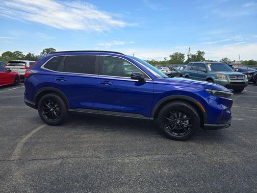 Blue 2025 Honda CR-V Hybrid Sport FWD