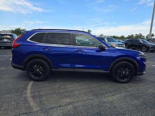 Blue 2025 Honda CR-V Hybrid Sport FWD