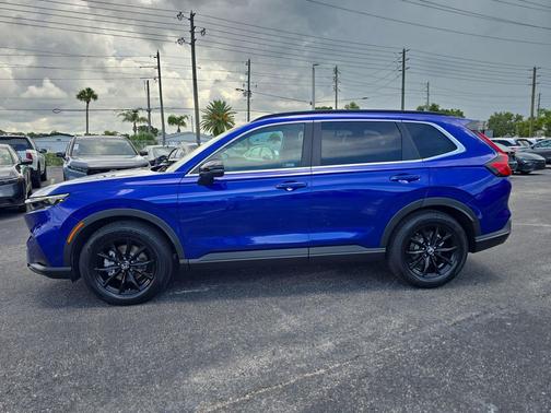 Blue 2025 Honda CR-V Hybrid Sport FWD