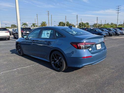 Blue Lagoon Pearl 2026 Honda Civic Hybrid Sport