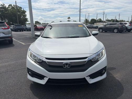 White Orchid Pearl 2018 Honda Civic EX-L