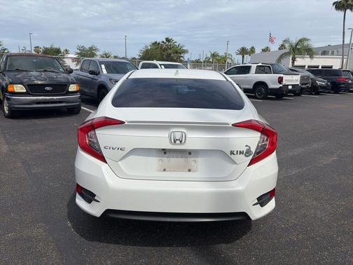 White Orchid Pearl 2018 Honda Civic EX-L