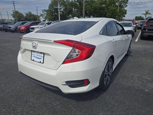 White Orchid Pearl 2018 Honda Civic EX-L