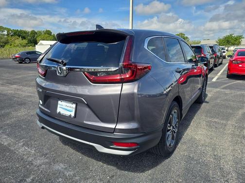 Gray 2021 Honda CR-V 2WD EX-L