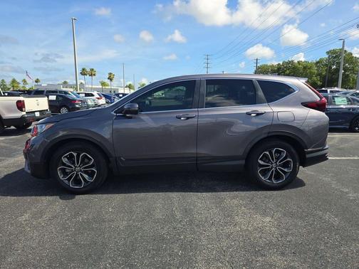 Gray 2021 Honda CR-V 2WD EX-L
