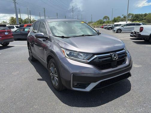 Gray 2021 Honda CR-V 2WD EX-L