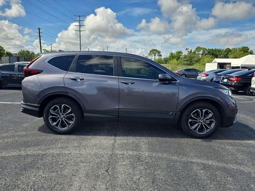 Gray 2021 Honda CR-V 2WD EX-L