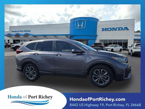 Gray 2021 Honda CR-V 2WD EX-L
