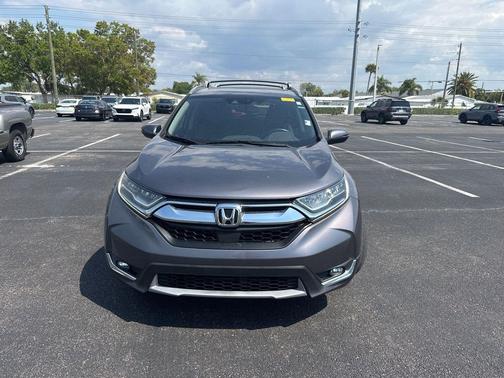 Gray 2018 Honda CR-V Touring