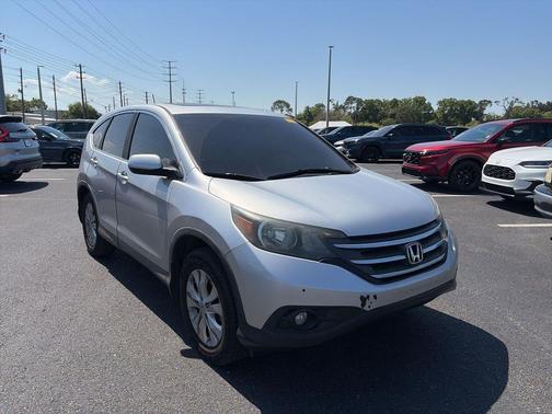 Alabaster Silver Metallic 2013 Honda CR-V EX