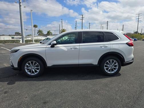 Platinum White 2026 Honda CR-V EX AWD