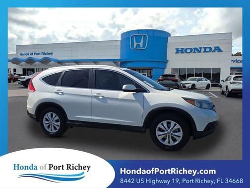 White Diamond Pearl 2013 Honda CR-V EX-L