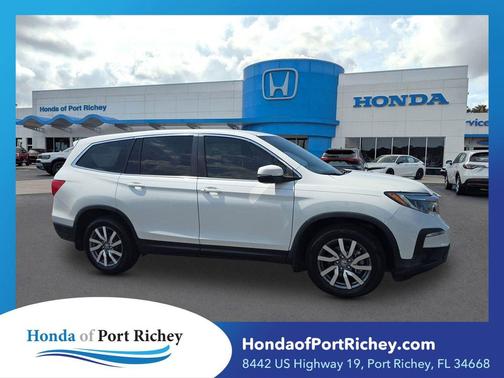 Platinum White Pearl 2021 Honda Pilot 2WD EX-L