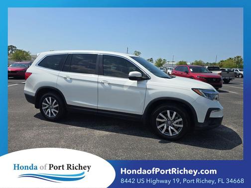 Platinum White Pearl 2021 Honda Pilot 2WD EX-L
