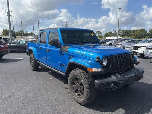 Hydro Blue Pearlcoat 2021 Jeep Gladiator Willys