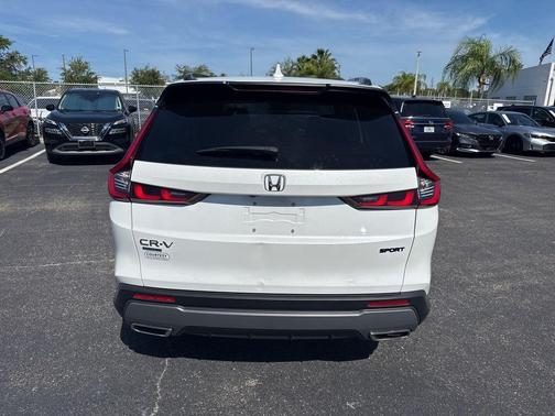 Platinum White Pearl 2023 Honda CR-V Hybrid Sport FWD
