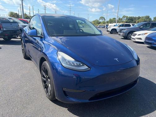 Deep Blue Metallic 2021 Tesla Model Y Long Range Dual Motor All-Wheel Drive
