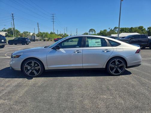 Silver Metallic 2026 Honda Accord Hybrid Sport