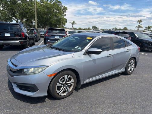 Lunar Silver Metallic 2018 Honda Civic LX