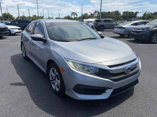 Lunar Silver Metallic 2018 Honda Civic LX