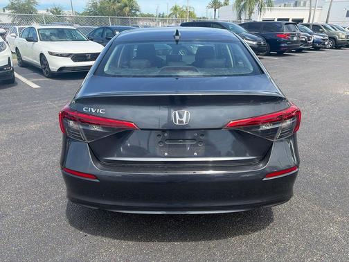 Gray 2024 Honda Civic EX