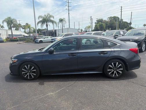 Gray 2024 Honda Civic EX