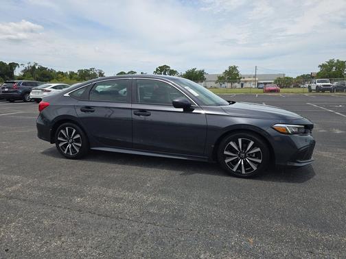 Gray 2024 Honda Civic EX