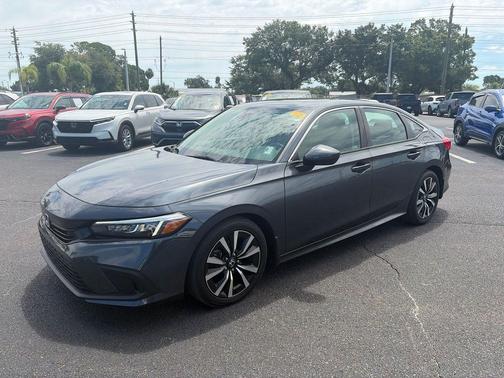 Gray 2024 Honda Civic EX