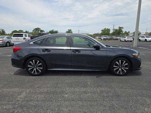 Gray 2024 Honda Civic EX