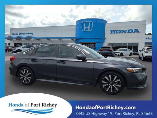 Gray 2024 Honda Civic EX