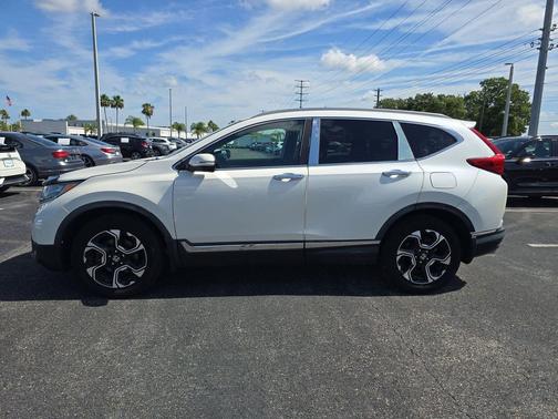 White Diamond Pearl 2018 Honda CR-V Touring