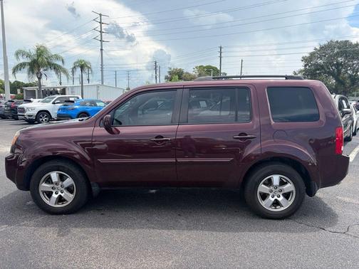 Maroon 2011 Honda Pilot EX-L