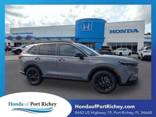 Gray 2026 Honda CR-V Hybrid Sport AWD