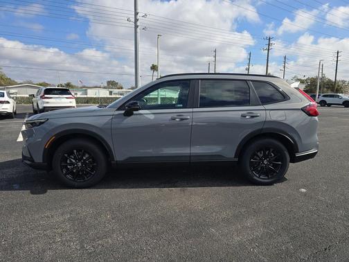 Gray 2026 Honda CR-V Hybrid Sport AWD