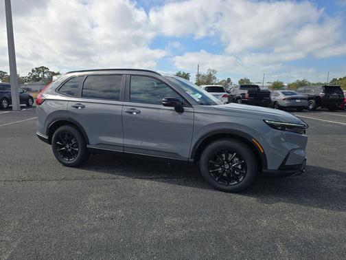 Gray 2026 Honda CR-V Hybrid Sport AWD