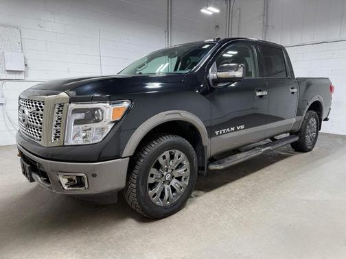Magnetic Black 2018 Nissan Titan Platinum Reserve