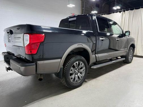 Magnetic Black 2018 Nissan Titan Platinum Reserve