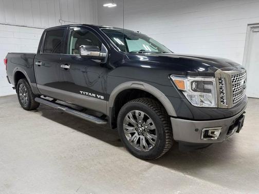 Magnetic Black 2018 Nissan Titan Platinum Reserve