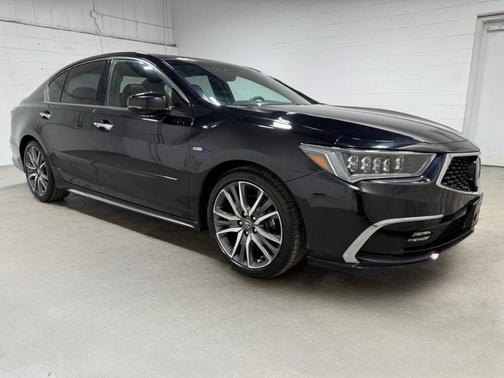 Majestic Black Pearl 2019 Acura RLX Sport Hybrid Advance Package