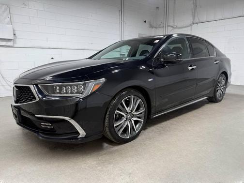 Majestic Black Pearl 2019 Acura RLX Sport Hybrid Advance Package